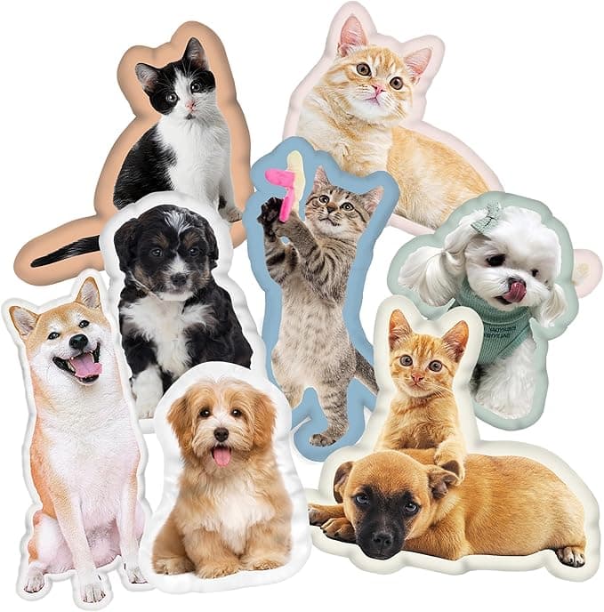 Custom Dog Pillow, Custom Cat Pillow Pet Pillows Personalized Photo Picturev Customized Pillows with Photos Mother's Day/Graduation/Father's Day (16inch)