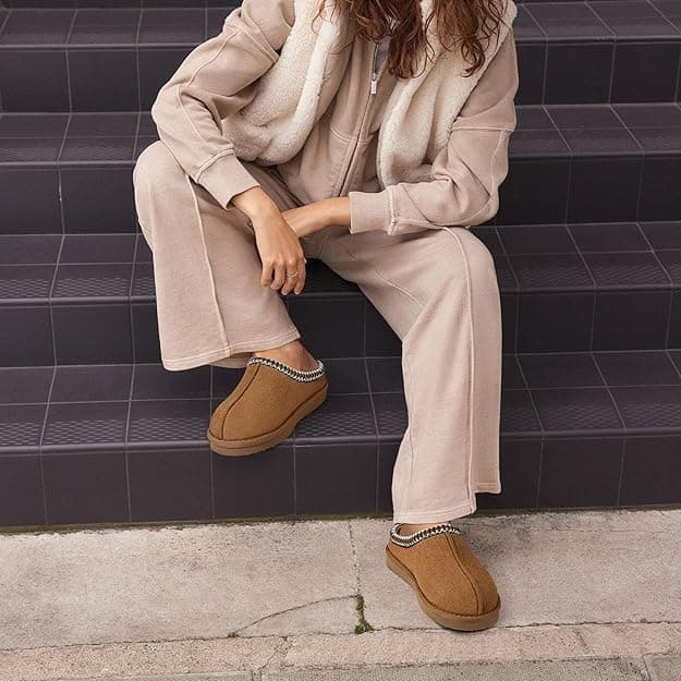 Litfun Memory Foam Slippers for Women and Men Cozy Indoor Outdoor Shoes