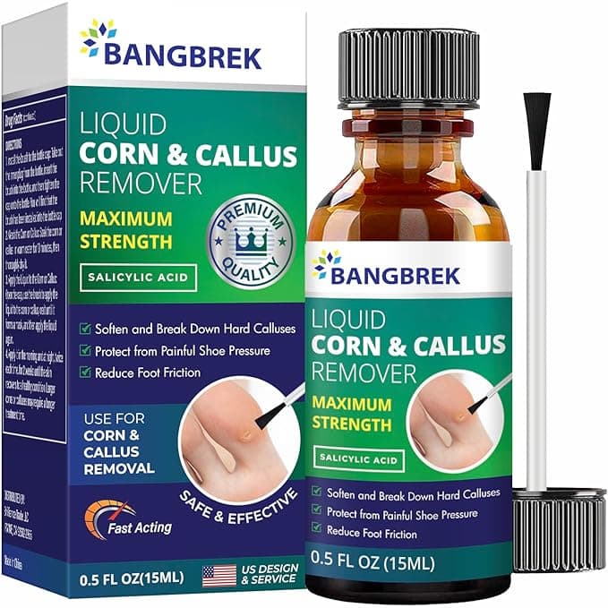 Corn Remover for Toes Liquid Salicylic Acid Extra Strength Foot Callus Treatment