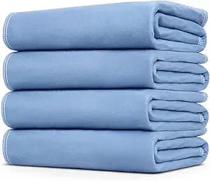 4 Pack Large Absorbency Washable Incontinence Bed Pads for Adults Kids and Pets